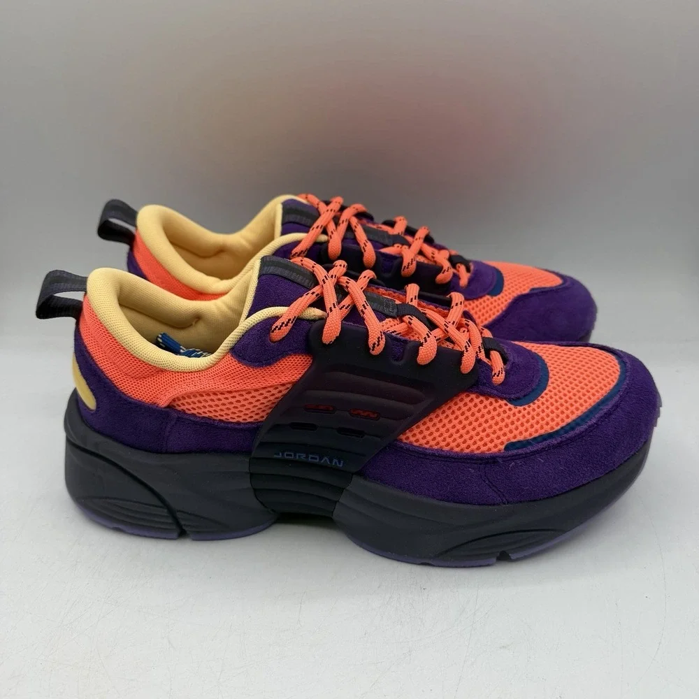 Nike Jordan Trunner‎ O/S SP Shoes Mens Sz 11.5 Bright Mango/Eggplant IQ5649-800